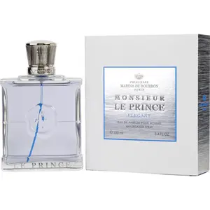 Monsieur Le Prince Elegant by Marina De Bourbon Men's Bold Elegant Captivating Woody Eau de Parfum (EDP Spray), 3.4 fl oz, New in Box, Bold Elegant Fragrance