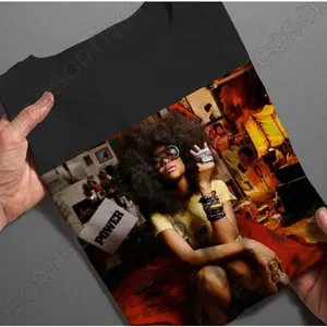 Badu Power Unisex Heavy Cotton T-Shirt, Erykah Badu 90s Shirt, Empowerment tShirt, 90s Hiphop Shirt, Hip Hop Lover tShirt