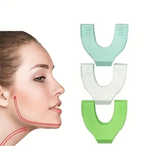 Silicone Jaw Exerciser, Jaw Enhancer, Facial Shaper & Jawline Fitness Chew Ball, LINGPENG Neck Shaping Equipment, Facial Beauty Tool, Double Chin Exerciser