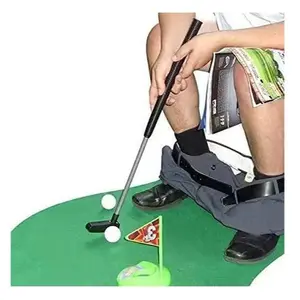 Toilet Golf, Toilet Mini Set Recreational Sports Toys Club Training