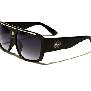 Rappers 80s 90s DJ Oversized Vintage Classic Retro Lonnie Sunglasses High Quality Durable Frame