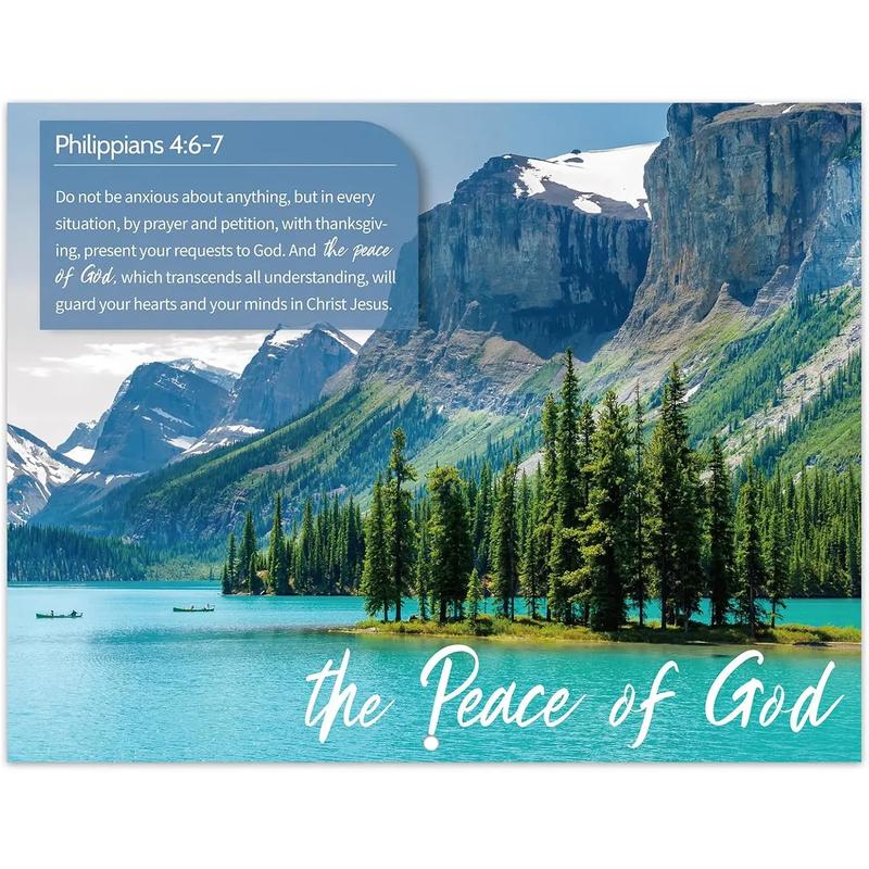 2026 Wall Calendar - 2026 Bible Verse Calendar, 12 Monthly Wall Calendars, Jan. 2026 - Dec. 2026, 11" x 8.5", Wall Calendar 2026 with Unruled Blocks and Thick Glossy Paper, Bible Quotes