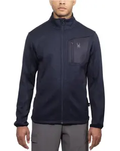 Spyder Men's Navy Blue Full Zip Jacket Size Large