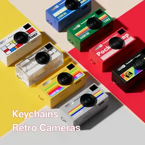 Retro Keychain Camera: Pocket-Sized Mini Camera with Photo/Video/Flash, Portable Keyring Accessory—Cute Nostalgic Gadget for Daily Moments