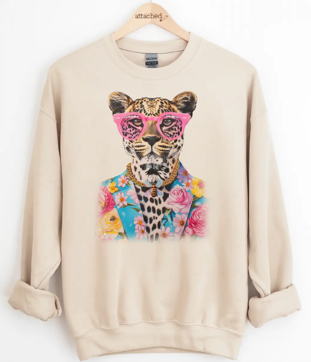Funky Leopard Graphic Top