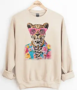 Funky Leopard Graphic Top Funky Leopard Graphic Top