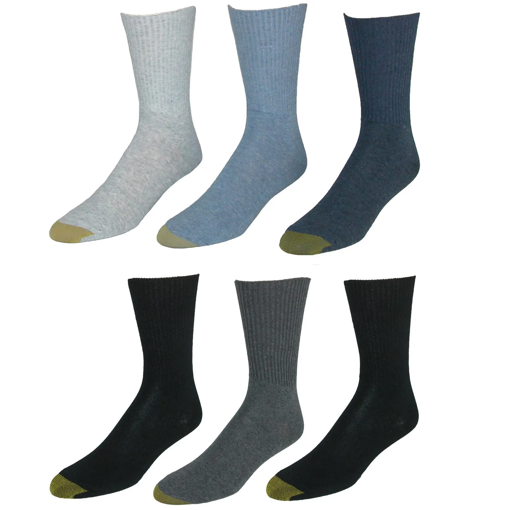 Gold Toe Women's Extended Size Turn Cuff Anklet (6 Pair Pack), Plus Size Socks, Fit, Ladies