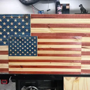 Wooden American Flag