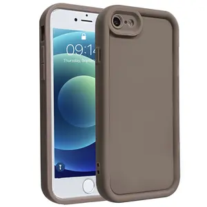 Suitable for iPhone 16E SE4 series phone case with straight edge Heavenly eye ladder soft rubber case Phone Cover Casing