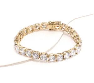 Diamonique Classics Tennis Bracelet, Sterling