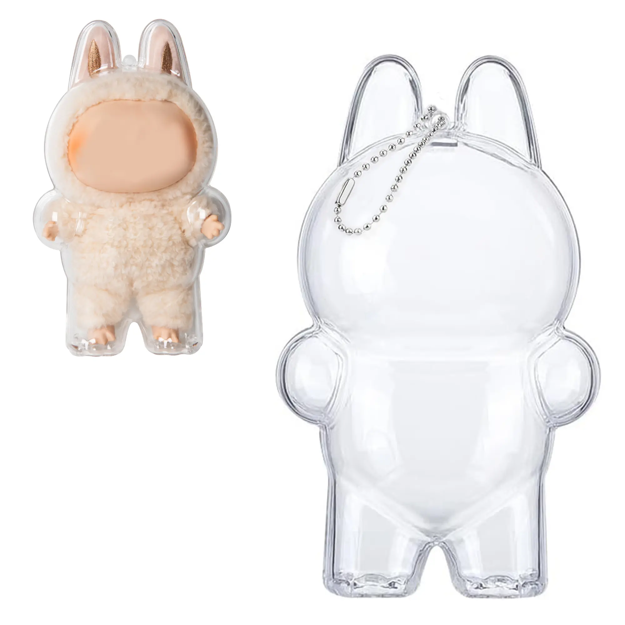 SeSe Code Protective Case for 17cm Doll- Protective Cover for Standing & Sitting Figures with Versatile Design