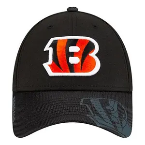 Officially Licensed NFL 9Forty Visor Hit Stretch Snap Cap by New Era - Bengals
