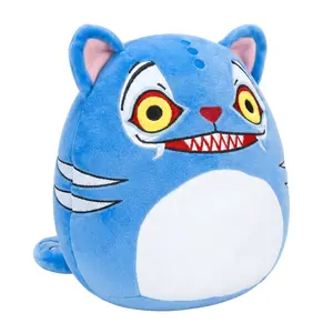 10-inch Cartoon Blue Tiger Plush Toy, Funny Plush Cushion, Gift for Kids, Adults, Fans & Collectors for Birthday and Holiday
