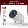 [US warehouse] Magcubic HY300Pro Projector 290ANSI Android 14 Dual WiFi6 8K 4K Decode Auto Keystone Correction Wireless BT5.4 130"Screen 1280*720P Built-in Speaker AllwinnerH726 Mini Portable Outdoor Gift Projectors for bedroom #TechVibes