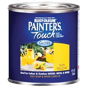 Rustoleum .50 Pint Sun Yellow Painters Touch Multi-Purpose Paint 1945-730