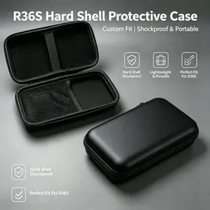 Eva Storage Box for R36s Retro Handheld Console, Shockproof Waterproof Case, Custom Fit Protective Cover, Durable Organizer