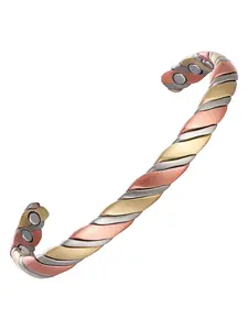 Handmade Pure Copper Bracelet, High Quality Bracelet, Elegant Twisted Design, Unisex Adjustable Jewelry Gift, Christmas Present, All Seasons