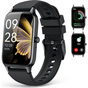 Fitness Tracker for Women Men, Activity Watch Compatible with Android iPhone, Step Counter with 110+ Sports, Sleep Monitor, Calorie Counter, IP68 Waterproof (Starlight, 1.57)