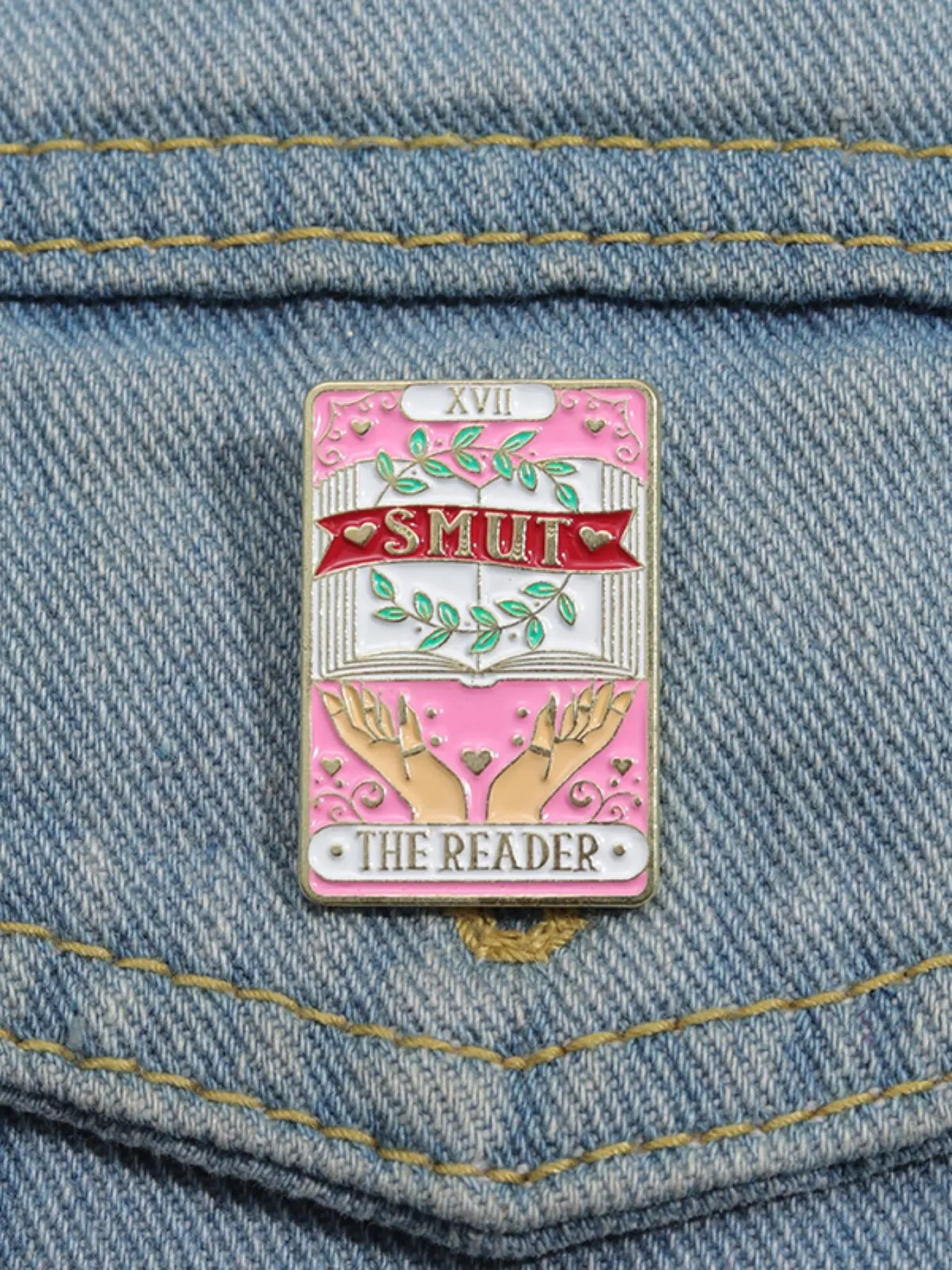 Book Design Brooch, Fashion Jewelry for Party, Daily Clothing Decor, Trendy All-match & Exquisite Jewelry for Birthday Gift