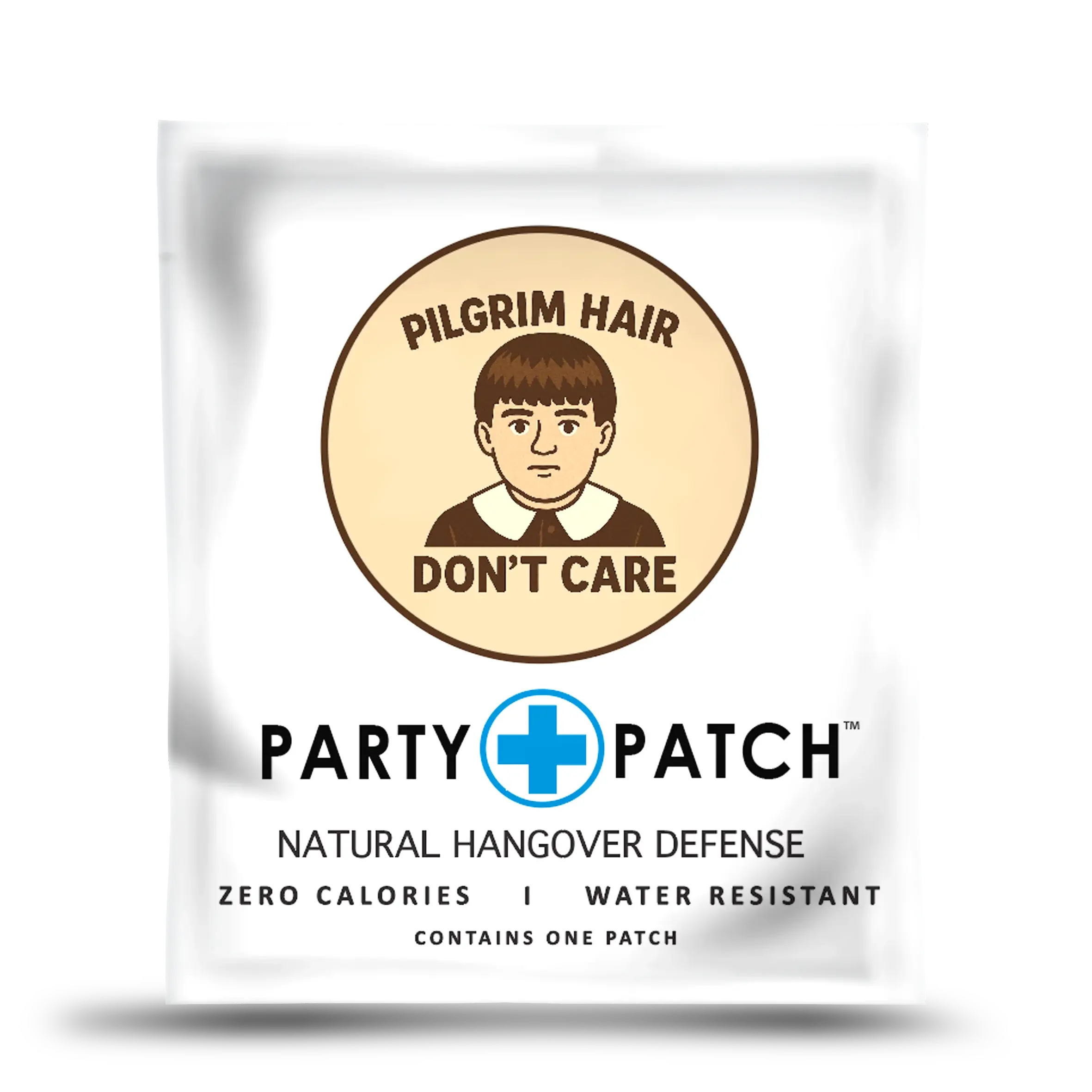 Party Patch - Pilgrim Hair Don't Care Patch Water-Resistant Patch, Recovery Sticker, Party Attire Accessory for Celebrations and Nights Out