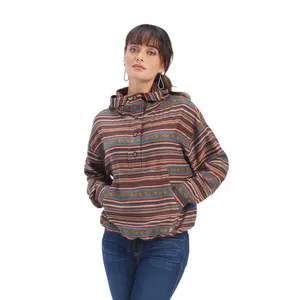 Ariat Women's Horseshoe Bend Pullover Shirt Multi Jacquard Stripe