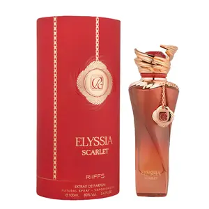 Riiffs Elyssia Scarlet for Unisex Extrait de Parfum Spray, 3.4 Ounce