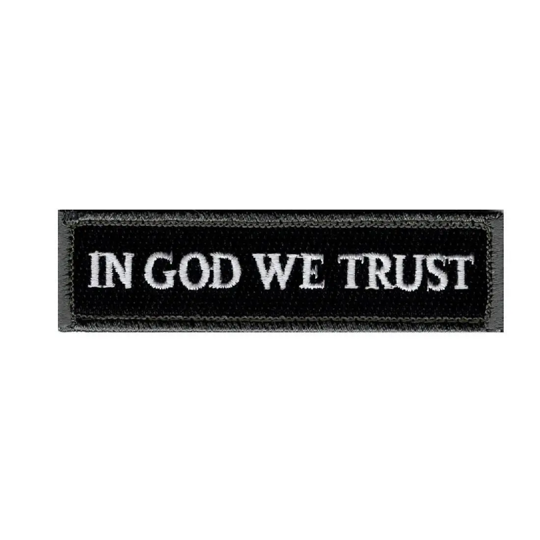 in God We Trust Hook Fastener Patch (3.75 X 1.0-MTG1)