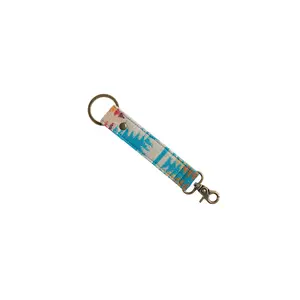 Pendleton Brass Key Fob - Harding Turquoise Fashion Accessory Keychain