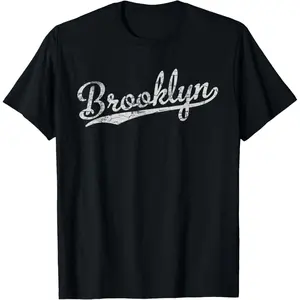 Cool Retro Vintage Brooklyn NY T-Shirt