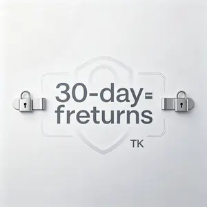30-day free returns, 60-day quality guarantee