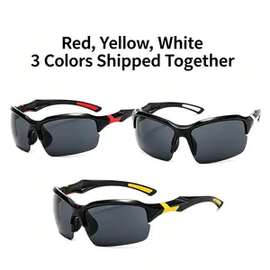 3-Pack Polarized Sports Sunglasses – Lightweight outdoor sports eyewear (unisex) featuring an anti-glare design suitable for cycling, fishing, running, driving, golf, and everyday outdoor activities.