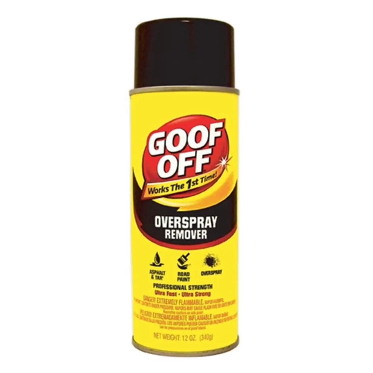 WTD KLE-FG821 Goof Off Overspray Remover - Spray-Based Multi Purpose Cleaning Powerful Cleaning Solution for Household Items, Home Cleaning Products Tackles Glue, Adhesives, Liquid Residues