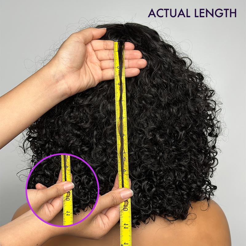 Luvme 100% Virgin Human Hair Ready To Go Tik Tok Viral Shaggy Style Super Double Drawn Short Curly Wig Limited Time Offer TikTok Exclusive #luvmenewarrivals