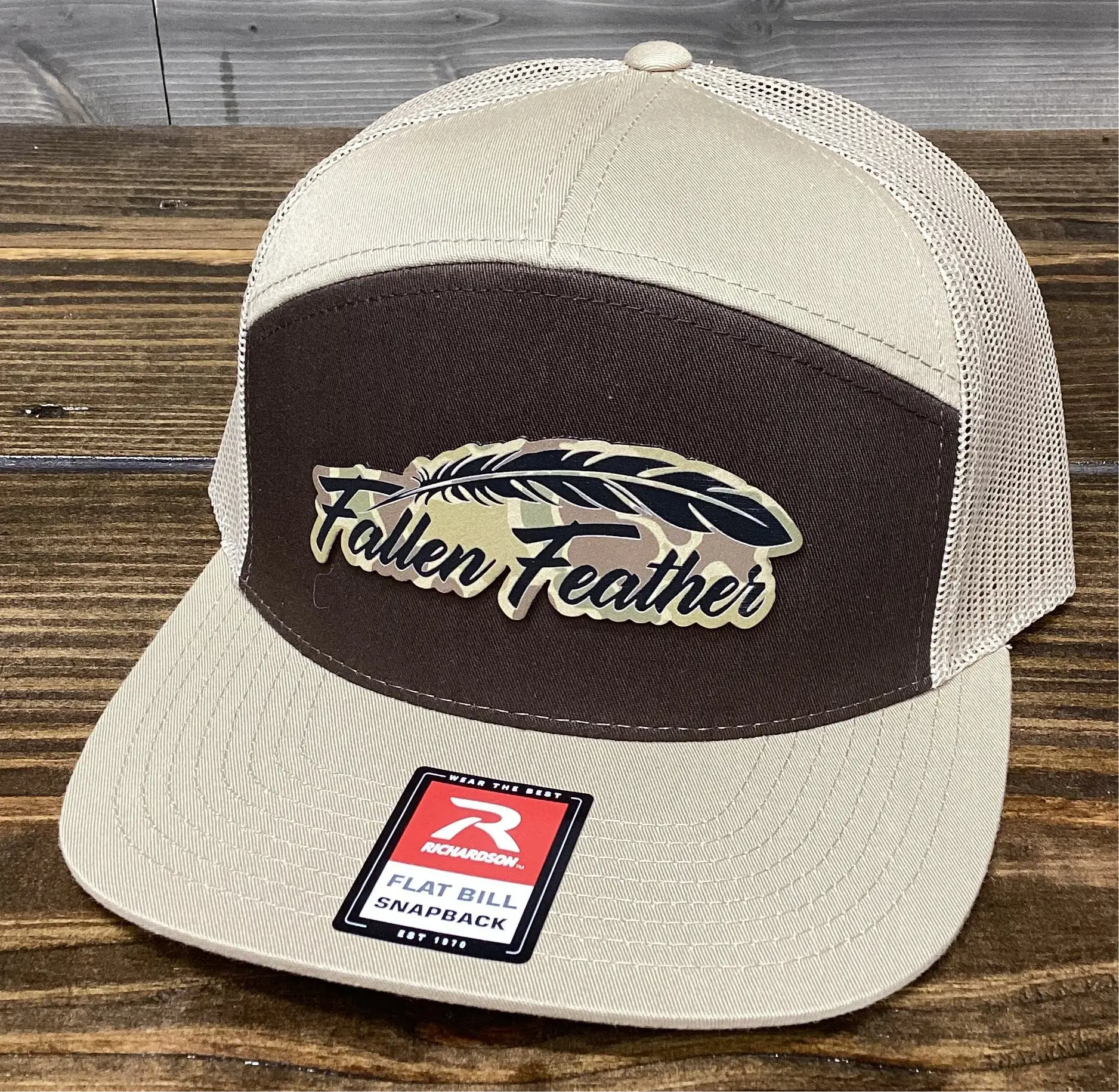Camo FF Patch 7 Panel Hat Camo FF Patch 7 Panel Hat