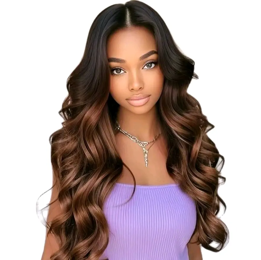 Melly's 20  inch Chesnut brown wear and go Human Hair Wig, HD pre cut - 180 density 6x6 lace wig