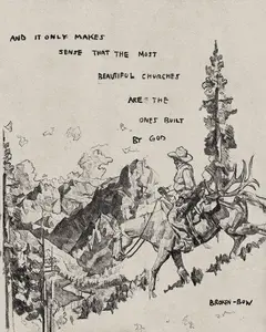 God's Churches Poster Print