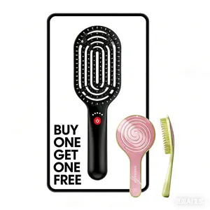 Electric Scalp Massager with Wide Tooth Comb - Portable Shampoo Brush for Scalp & Hair Care, Dandruff Removal, Exfoliation, Wet/Dry Use Summer Gift Set