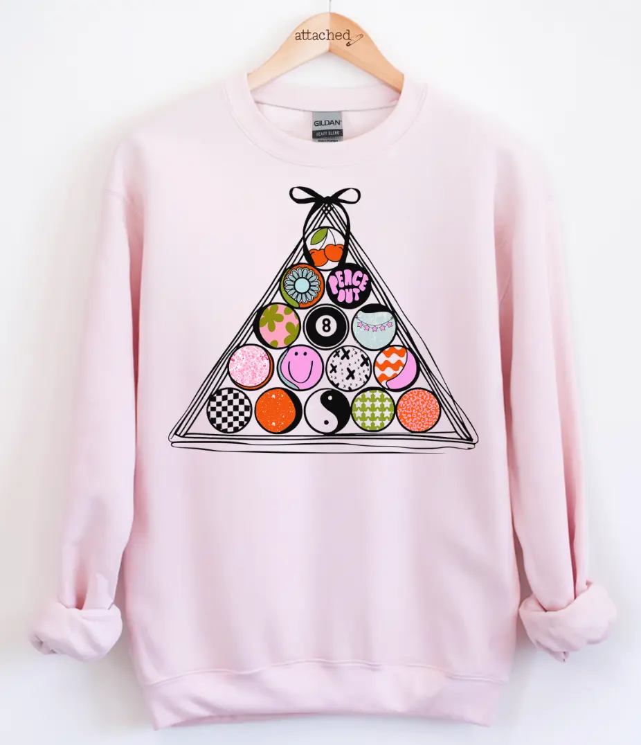 Trendy Billards Graphic Top