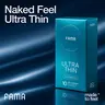 FAMA 0.04mm Ultra Thin Condoms, 36 Count, Natural Latex (25% Thinner), pH-Balanced & Hypoallergenic, Silicone Lubricated, Odorless, FDA-Cleared, HSA/FSA eligible