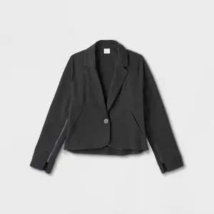 Women's Adaptive Seated Fit Side Opening Blazer Jacket - A New Day