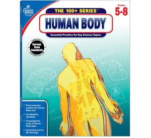 Carson Dellosa The 100+ Series: Human Body Workbook―Grades 5-8 Science Book, Human Anatomy, Bones, Muscles, Organs, the Nervous System, Health and Nutrition (128 pgs)
