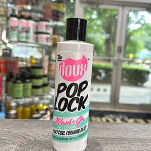 The Doux Pop Lock Wash + Go 5-day curl forming glaze