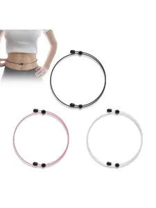 3Pcs Shirt Tuck Band Women, Adjustable Tool for Sweater and Shirts Belly Leaking Elastic Crop Bands to Change The Style of Your Tops Shirt Stays Belt for Women, Casual Waist Belt