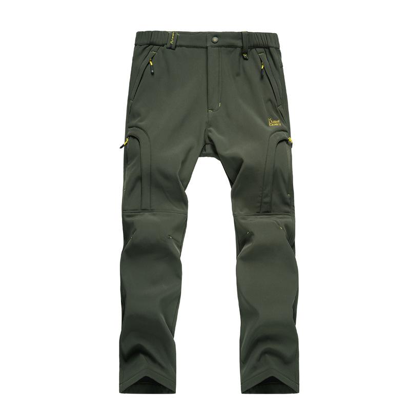 Men's Winter Fleece Lined Windproof Waterproof Outdoor Tactical Pants - Thick Warm Pants; Perfect for Outdoor Hiking, Jogging, Fishing, etc.; Great Gift Idea for Boyfriend or Husband; an essential versatile piece in any men's wardrobe.