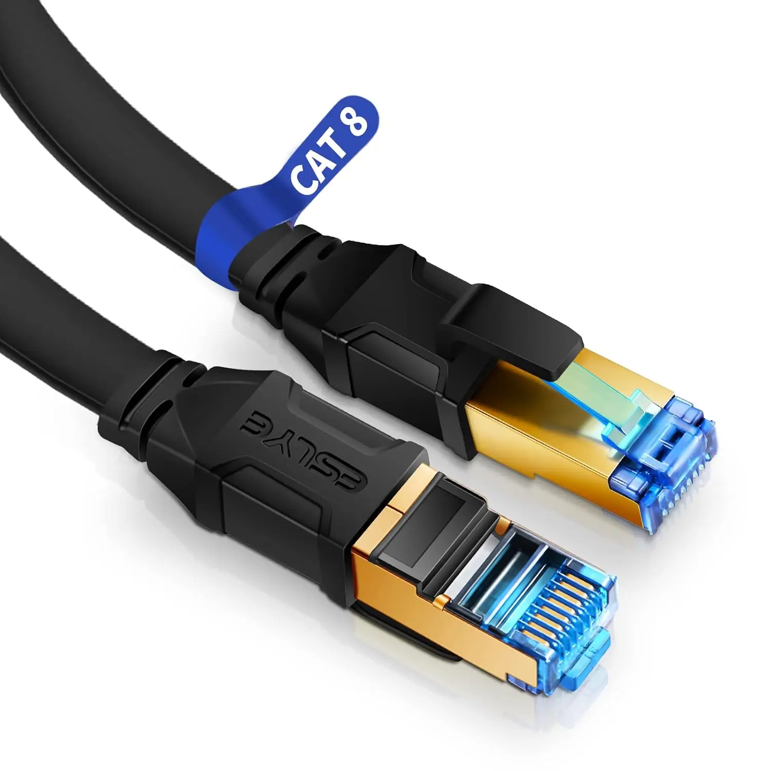 8 Ethernet , High Speed Flat Internet Network LAN  Patch Cord for PS5,,Modem,Gaming Indoor and Outdoor Use