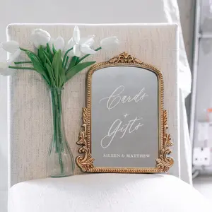 Cards & Gifts Sign for Wedding - Classic Mirror