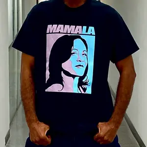 The Mama LA Tee Shirt - Eco-Friendly Hand Screen Printed Graphic Tee for Women - Tops, Underwear