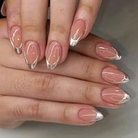 Silver French Tip