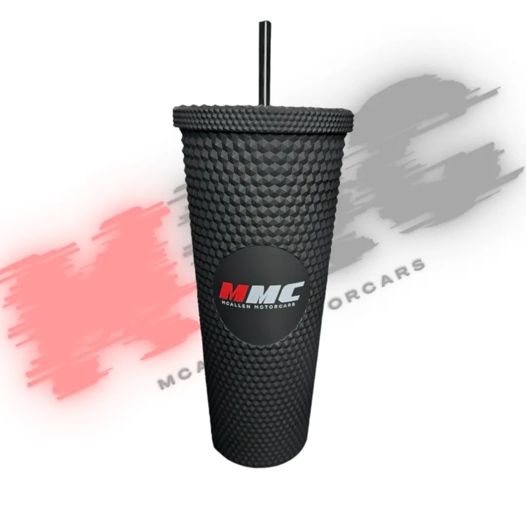 MMC Logo Tumbler Matte Black 24oz Fully Studded