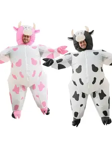 Funny Inflatable Cow Costume for Adults, Perfect for Christmas, New Year's Eve & Other Festivities, Party Supplies, Unique Gift Ideas, Cool Toys
